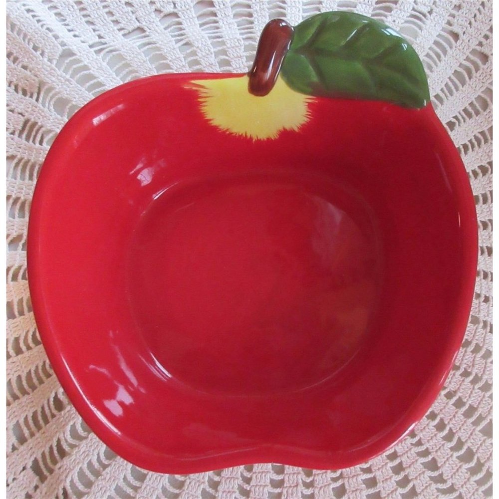 Boston Warehouse Red Apple Pickin Series Dip Bowl